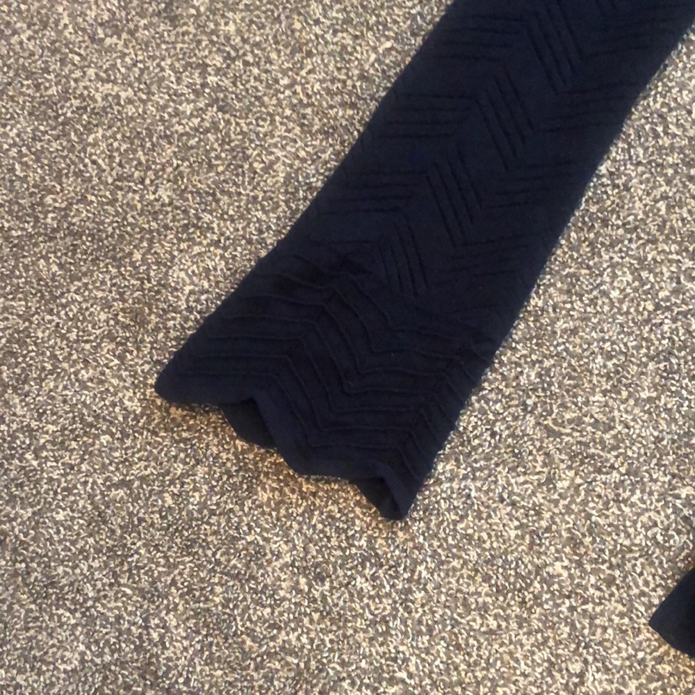 #Navy sweater top# tie neck - Picture 6 of 7